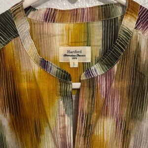 Hartford Multicolor Striped Blouse